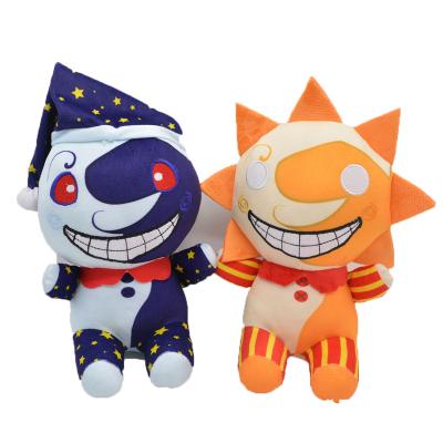 China Cute Toy Sundrop FNAF Game Clown Game Soft Toys Carton Sun Doll Garry Custom Cute Stuffed Animals Plush Toy Mod Game Doll for sale