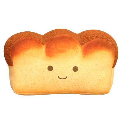 China Cute Home Toast Bread Plush Pillow Simulated Printed Pillow Plush Toys for sale