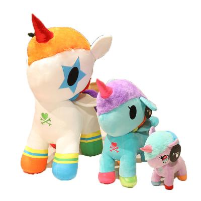 China Custom Cute Unicorn Plush Soft Toy Children's Gift Rainbow Mascot Stuffed Animals Unicorn Plush Toys Lovely Gift for sale