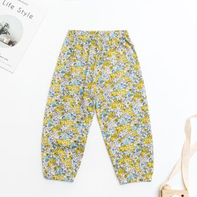 China Anti-wrinkle factory direct supply cheap prices custom slim kids girls mosquito repellent pants for sale