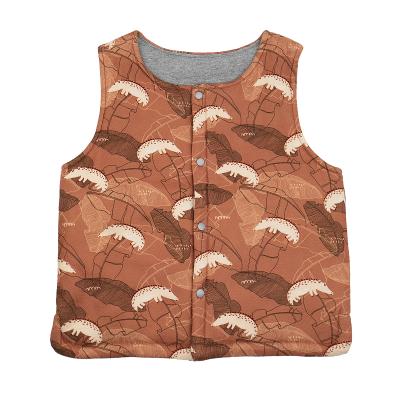 China Manufacturer High Quality Breathable Autumn Girls Warm Vest Winter Supply Thicken Vest Children Outerwear for sale