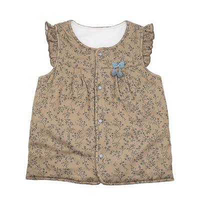 China Children's vest girls cotton vest coat children's breathable thickening clothing for sale for sale