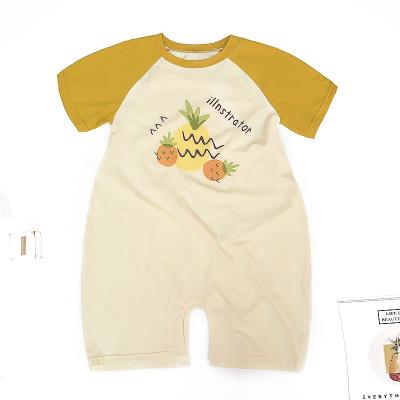 China New style anti-pilling hot sale baby summer jumpsuit rompers for baby cartoon cotton rompers for sale