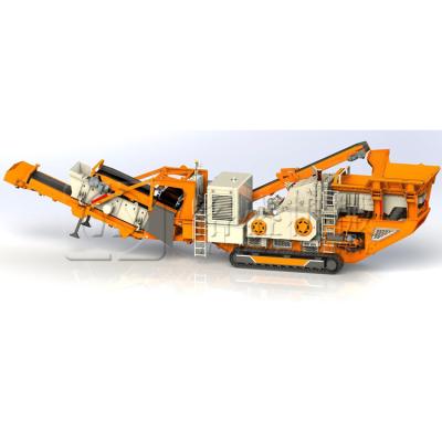 China Mobile Stone Crusher Machine Quarry Crawler Mobile Type Crushing And Screening for sale