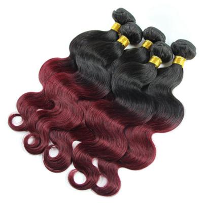 China Fast Shipping Kinky Curly Virgin Body Wave Cuticle Aligned Hair , Raw Unprocessed Virgin Color T1b/99J Ombre Indian Hair Wholesale for sale