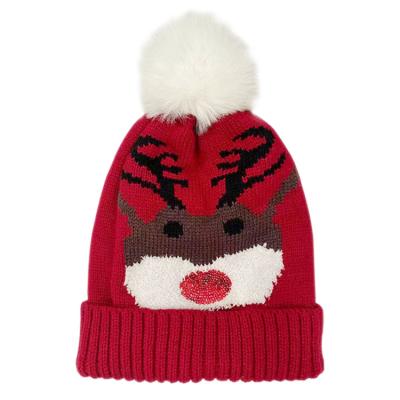 China Eco-Friendly Christmas Kids Festival New Year Supplies Decoration Sombreros Christmas Santa Deer Hats Eco-Friendly Gifts Winter Hats for sale