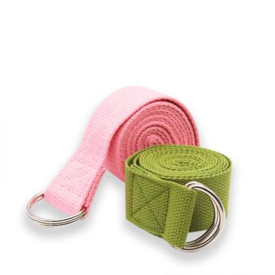 China Non Slip Fitness Exercise Non Slip Custom Long Cloth Stretch Yoga Resistance Band Set Pink for sale