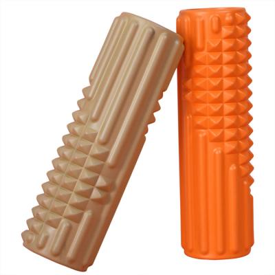 China EVA Cavity PVC Massage Muscle Foam Yoga Roller Eco Friendly Custom Logo for sale