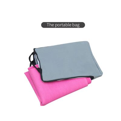 China OEM Eco Friendly Rubber Rubber Custom Printed Wholesale Yoga Folding Mats With Bag for sale