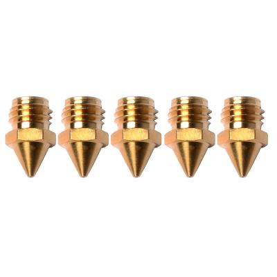 China 3D Printer Accessories, 0.4mm Nozzle 3D Printers Brass Head, Suitable for A10M A20M A30M A10T A20T (5 packs) for sale