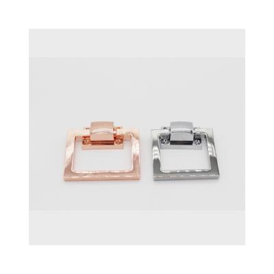 China Modern Wholesale Zinc Alloy Square Ring Handle Chair Back Door Pull Ring for sale