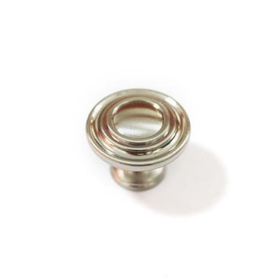 China Modern zinc alloy decorative round furniture pulls and cabinet drawer pulls for sale