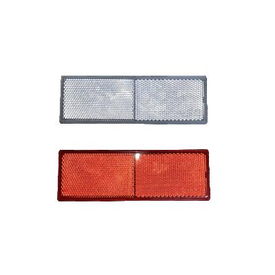 China Self-adhesive Truck AACC Body PMMA Plastic Car Rectangular Reflective Reflective Reflector for sale