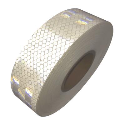 China AACC Free Sample Printable Reflective Mark White Micro Prism High Reflective Tape for sale