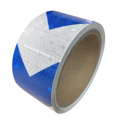 China Wholesale Printable Green Color Blue White Black Arrow AACC Sticker Reflective Tape For Dubai Market for sale