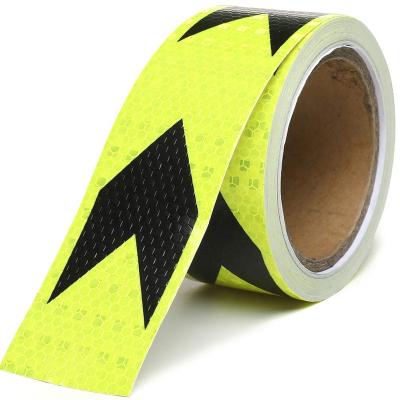 China AACC Printable Truck Auto Arrows Pattern Reflective Tape Reflective Sticker For Cars for sale