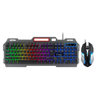 China CE Rohs Colorful Lightweight High Quality Wireless 104 Keyboards And Mouse Combo Set For TV Laptop Computer for sale