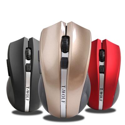 China Desktop Computer Wireless Radio Notebook Business Interior Ministry Mouse 2.4Ghz Connection Flat Gaming Mouse for sale