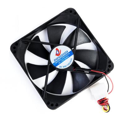 China Computer Case 12cm 1225 120x120x25mm 12V\4pin Be Quiet Computer DC Gaming Cooler 120mm PC Case Cooling Fan for sale