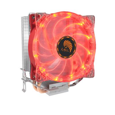 China Cooling cpu fan tijifeng 400 dc 12v pc heatpipe with 90mm LED fan 3 pin 1151 1155 am3 game computer cpu heatsink cooler radiators for sale