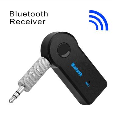 China Tooth Cars 3.5mm car audio receiver adapter wireless blue music receiver hands-free aux. by Kit Adapter For Headphone MP3 for sale