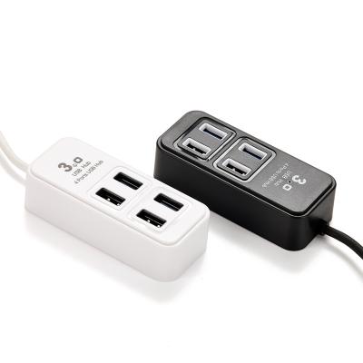 China High Speed ​​Switch P-1901 Independent Control With LED Indicators Laptop 2.0 4Port USB HUB MAN P-1901 for sale