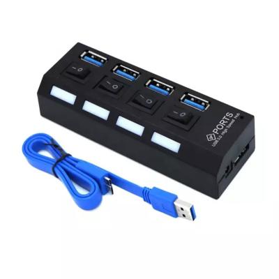 China with independent power switch buttonfor charging laptop desktop extension 20 4 usb3.0 port usb3.0 hub 4port hub for sale