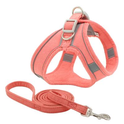 China Durable Reliable Material Safe Pet Dog Harness Vest Harness Vest Set Luxury for sale