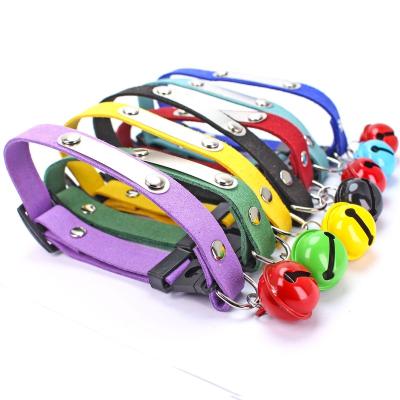 China Wholesale New Pet Viable Products Manufacturer Detachable Buckle Safety Cat Collar With Bells for sale