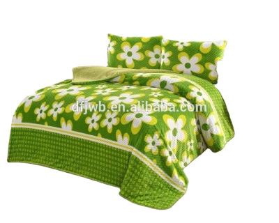 China DONGFANG Jacquard Flannel Bedding Sets Disposable Luxury Floral Home Printed Sheets for sale