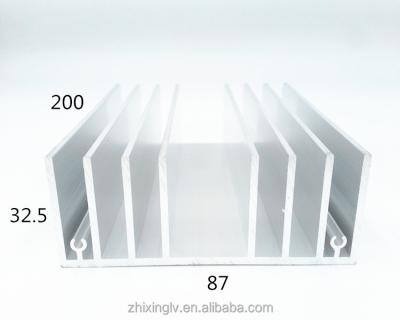 China Custom Aluminum Radiator Extrusion Radiator Aluminum Alloy Profiles 87*32.5-200 Industrial Aluminum Radiator for sale