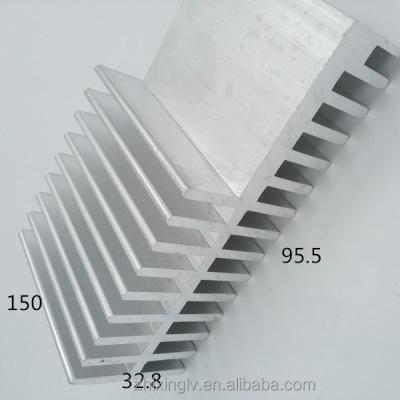 China Custom Flexible Radiator Extrusion Aluminum Profile Best Cheap Heatsink 95.5*32.8-150 Heatsink Paste for sale