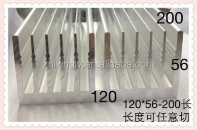 China Aluminum Heatsink High Power Radiator With Good Heat Dissipation Performance 120*56-200 Aluminum Heatsink for sale