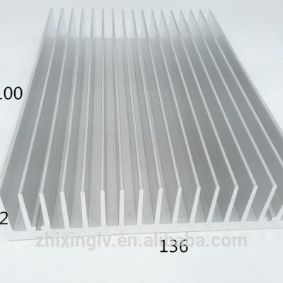 China Custom Flexible Heatsink 136*32-100 Aluminum Profile Radiator Extrusion Aluminum Heatsink for sale