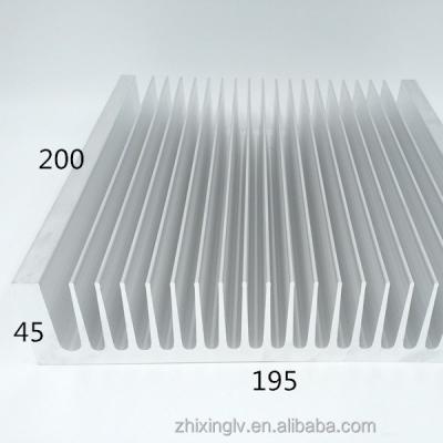 China Aluminum Radiator Radiator Extrusion Product Aluminum Heatsinks 195*45-200 Aluminum Radiator for sale