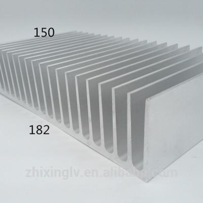 China Popular Even Heatsink Extrusion Heatsink Anodizing Profiled Extruded Aluminum Heatsink 182*45-150 for sale