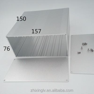 China With Power Supply Aluminum Box 157*76-150 Length High Quality And Low Price Aluminum Box / Aluminum Extrusion Box for sale