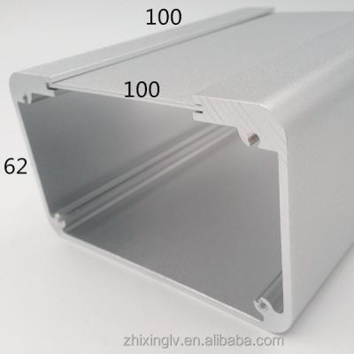 China Custom Aluminum Flexible Aluminum Box 100*62-100 Length Aluminum Profile Extrusion Box for sale