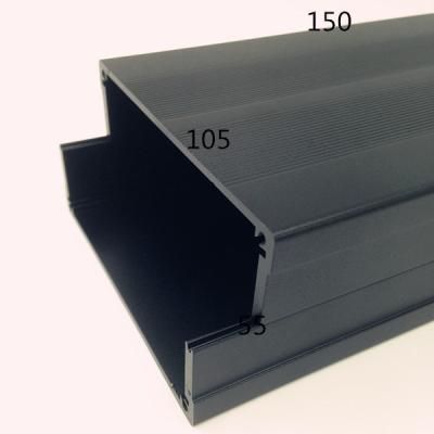 China Custom Aluminum Flexible Aluminum Box 105*55-150 Length Aluminum Profile Extrusion Box for sale