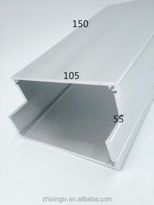 China With Industrial Aluminum Box 105*55-150 Length Power Supply Use Aluminum Box / Aluminum Extrusion Box for sale