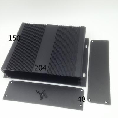 China Industrial Use Aluminum Extrusion Aluminum Enclosure 204*48-150 Huge Length Aluminum Box for sale