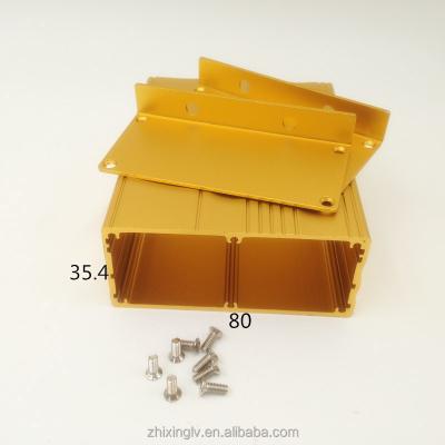 China Aluminum made in china high quality and low price for aluminum box 80*35.4-100 length aluminum box/aluminum extrusion box for sale