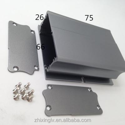 China Aluminum low price aluminum profiles for differen aluminum enclosures 66*26-75 length aluminum extrusion box for sale