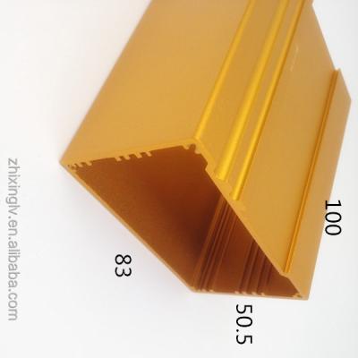 China Aluminum Extrusion Products Newly Design Aluminum Box 83*50.5-100 Length Aluminum Box for sale