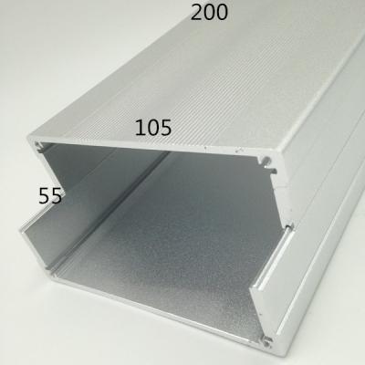 China Aluminum Enclosure 105*55-200 Length Aluminum Extrusion Box / Aluminum Extrusion Box for sale