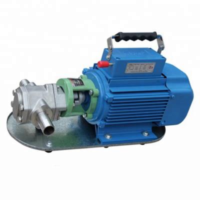 China WCB-75 oil pump gear portable oil pump ex proof ss304 220V motor for sale