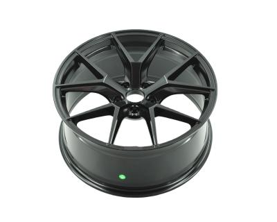 China LC1004 Aluminum Alloy Black Paint 17X7.5J Full Car Rims 5X114.3 Alloy Wheel for sale