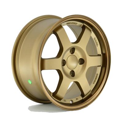 China Touring car factory manufacture 624B 15 inch off-road car alloy wheels for TE37 for sale