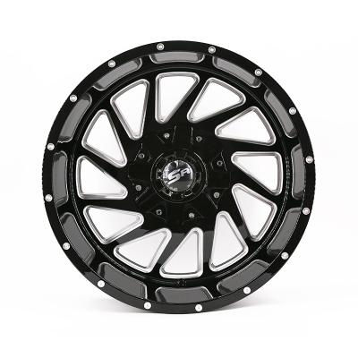 China DM109 Aluminum Alloy Factory Sport Rim 5*135 5*139.7 Black Wholesale Alufelgen 20 Inch Offroad Wheels for sale