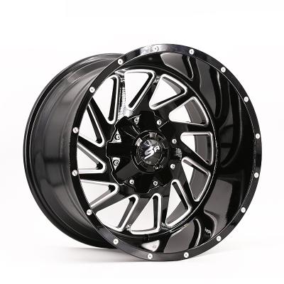 China 2021 Aluminum Alloy Wheels New Design New Alloy Deep Plate Edges Truck Wheels for sale